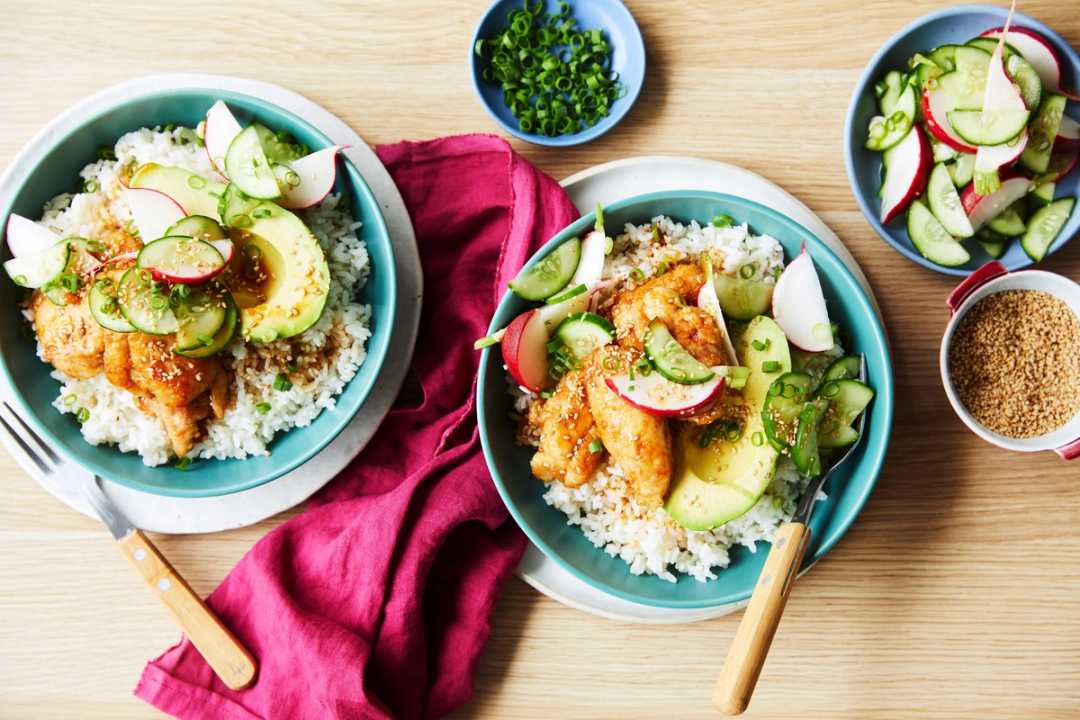 Teriyaki Chicken Sushi Bowl