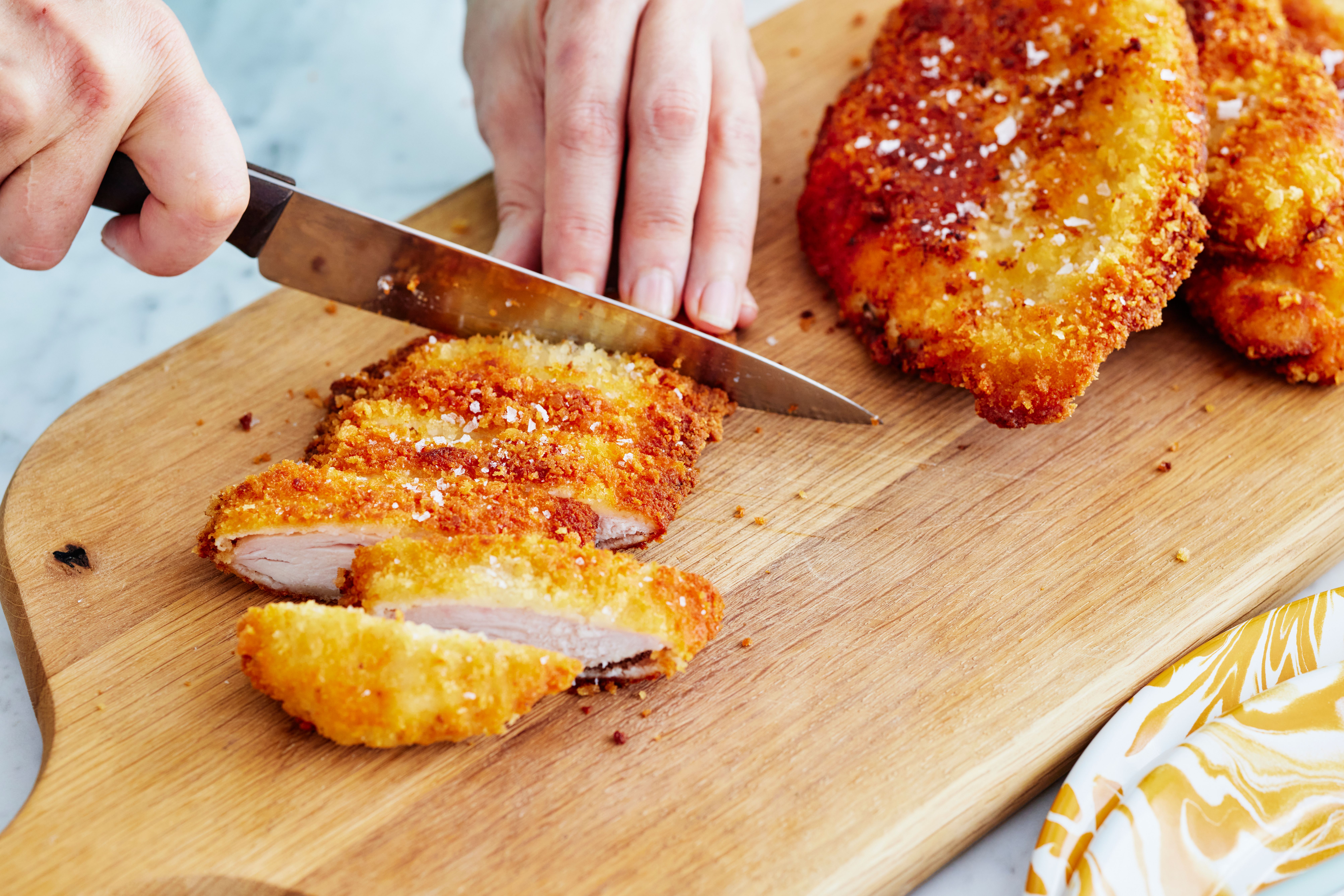 Fast Chicken Katsu with Sesame Slaw
