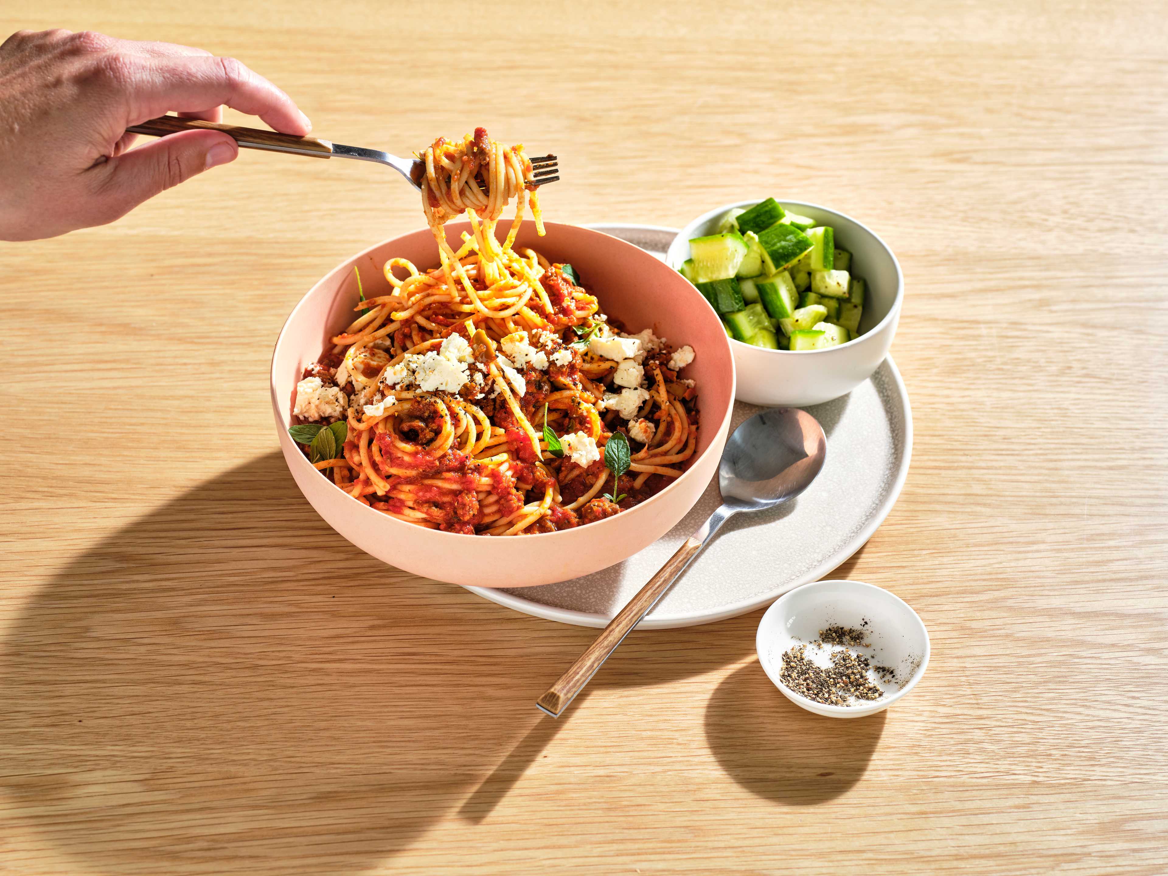 GreekStyle Lamb Bolognese