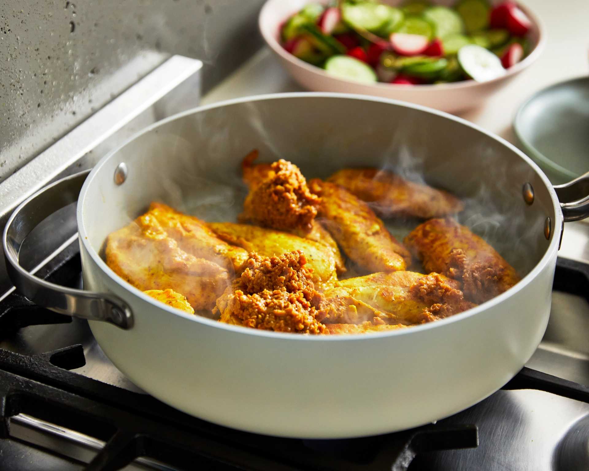 Quick Satay Chicken Noodle Bowl