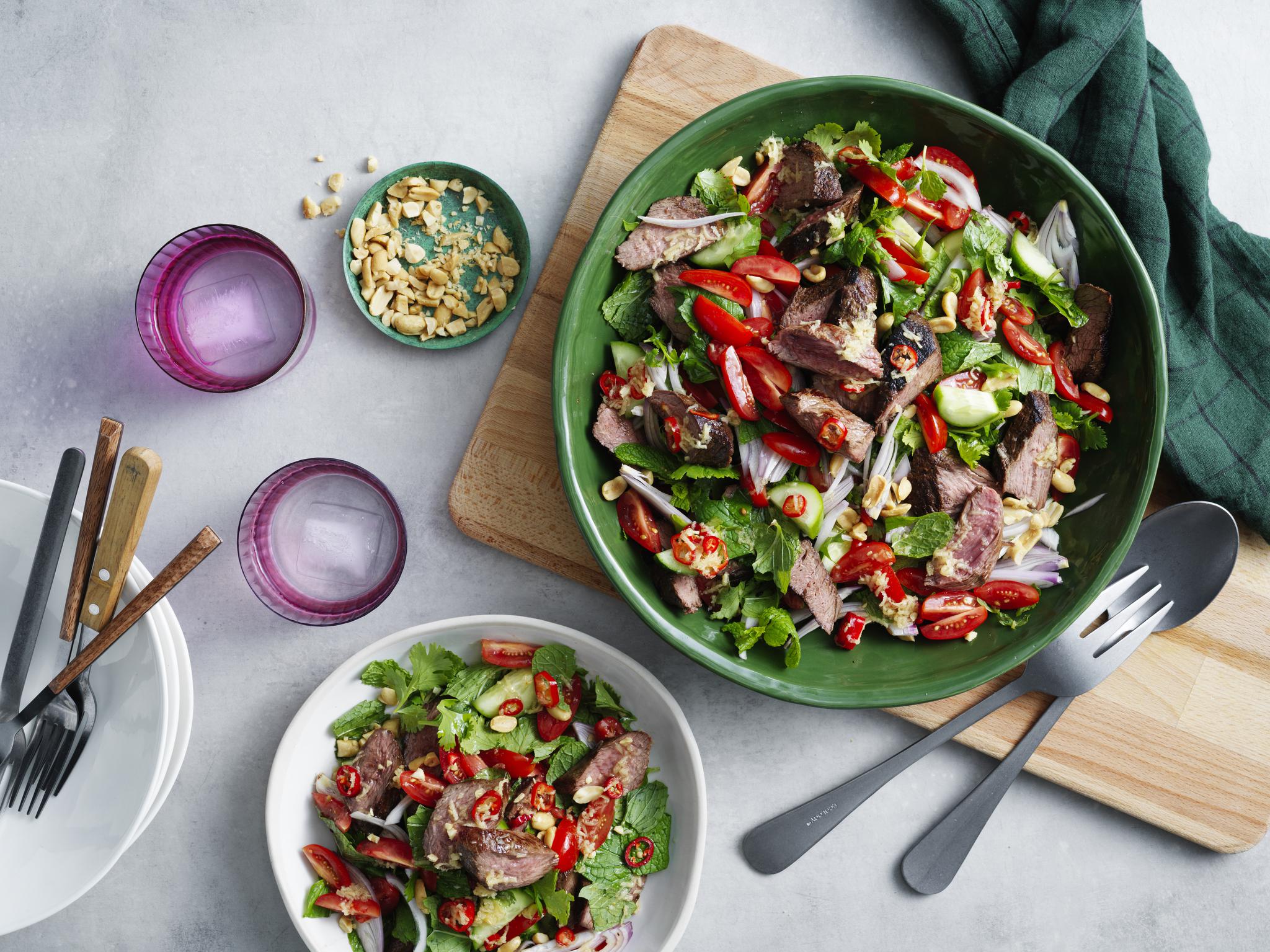 Thai-Style Kangaroo Salad