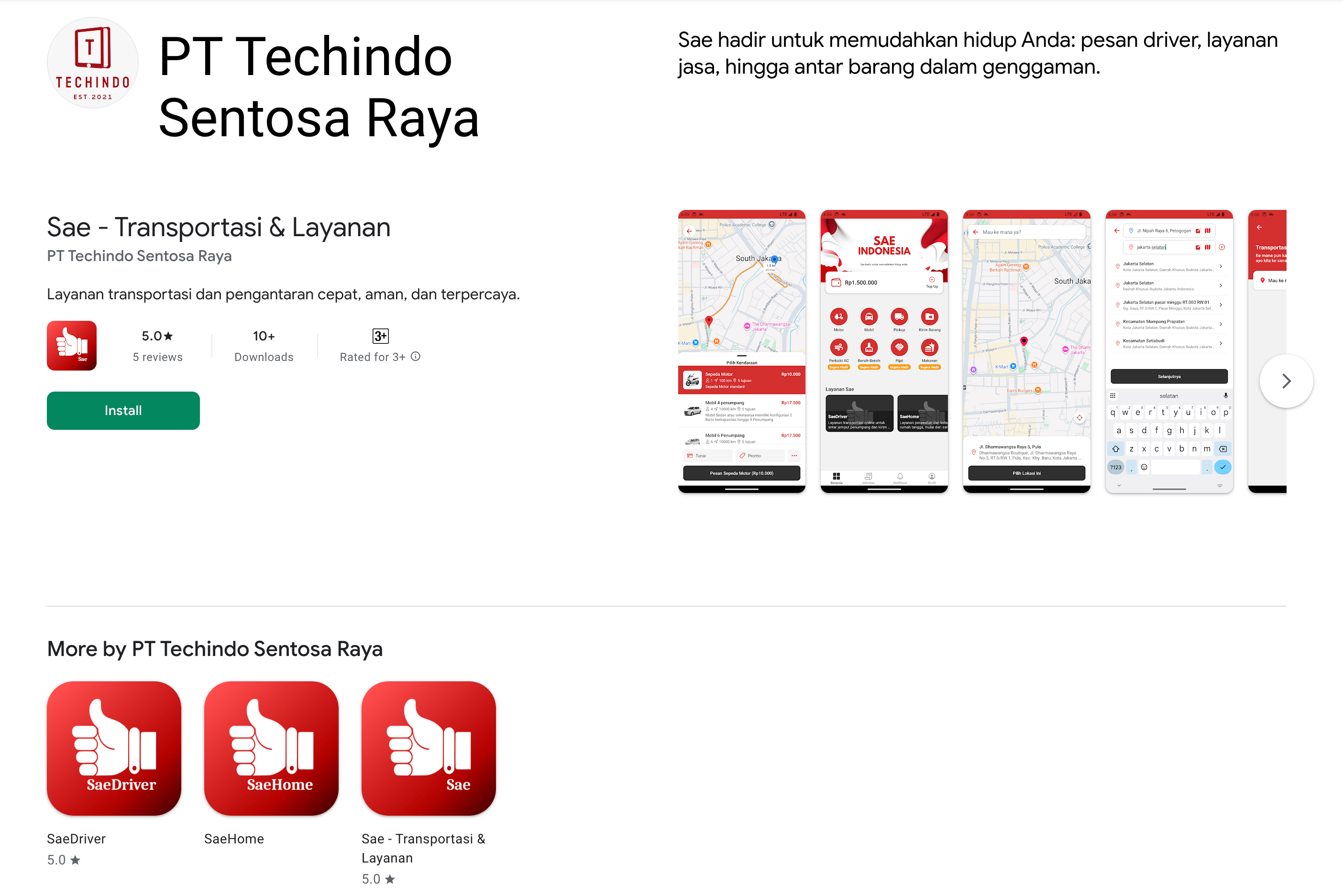 Sistem Ojek Online Berbasis Mobile - Jakarta Selatan