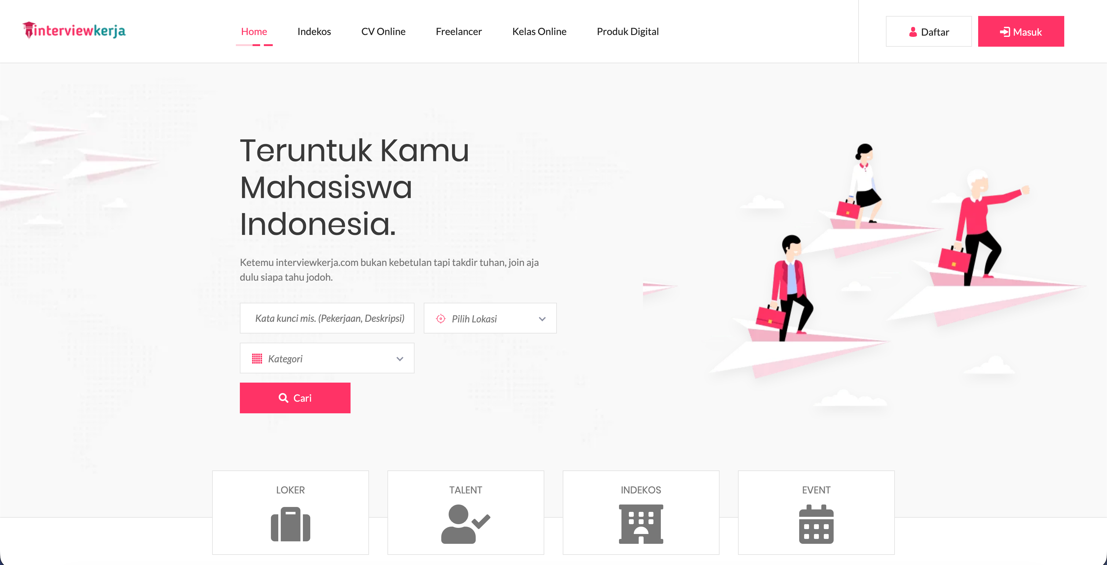 Platform Karier & Produktivitas Berbasis Web - InterviewKerja.com