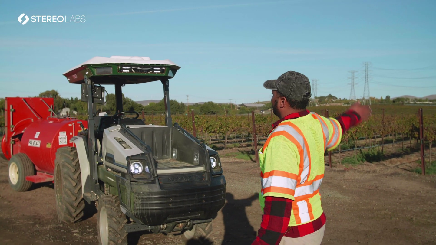 Monarch Tractor Leverages Stereolabs technology for Safe Farming ...