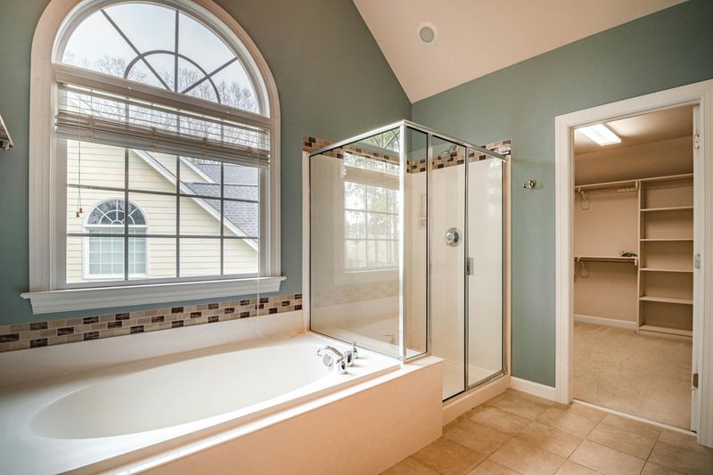 Custom master suite with modern design