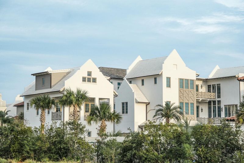 Custom-built home exterior in South Florida