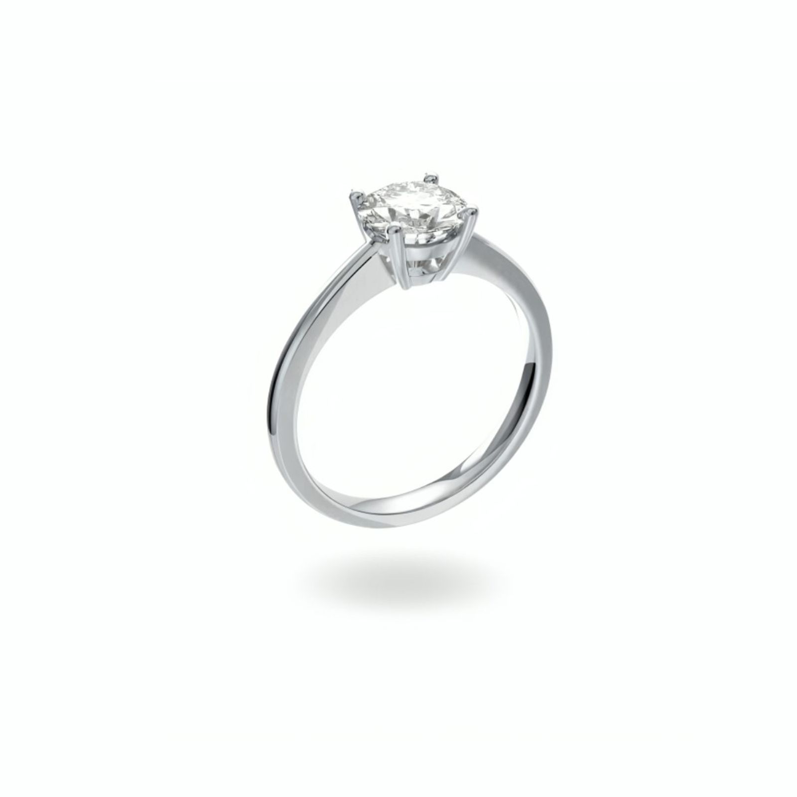 1.02 Ct Solitaire Diamond Ring · 1.02 ct, Round Brilliant, J colour, SI1 clarity · alternate angle, photographed at the Bedfordview viewing room