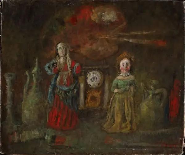 Emanuel Vidović - Mrtva priroda stare lutke - 1953.