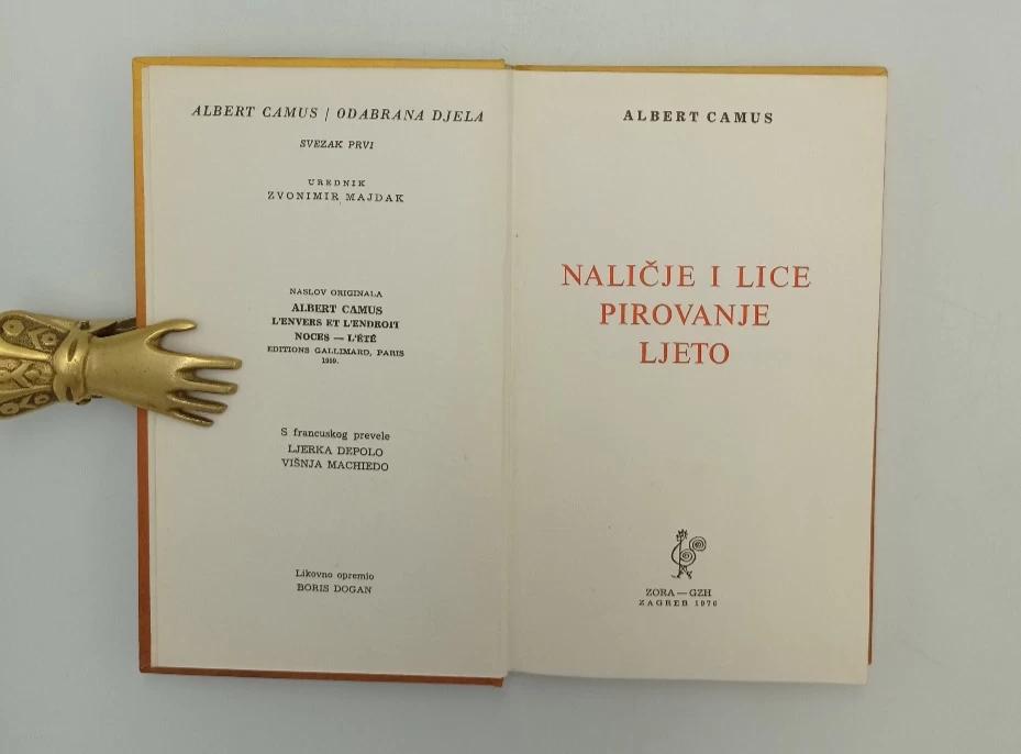 Albert camus - Naličje i lice 
