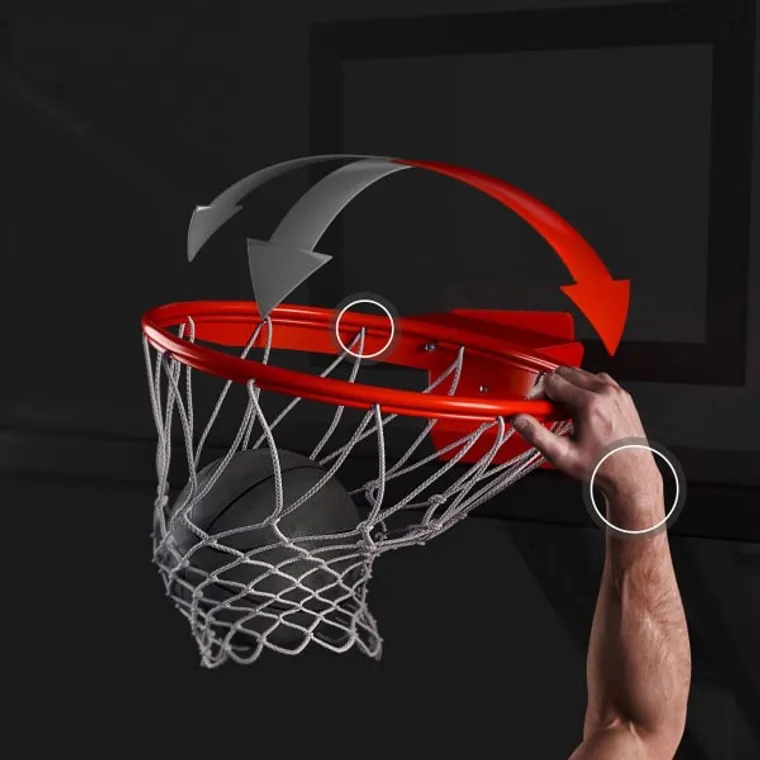 MegaSlam 180-degree Pro Flex directional breakaway rim
