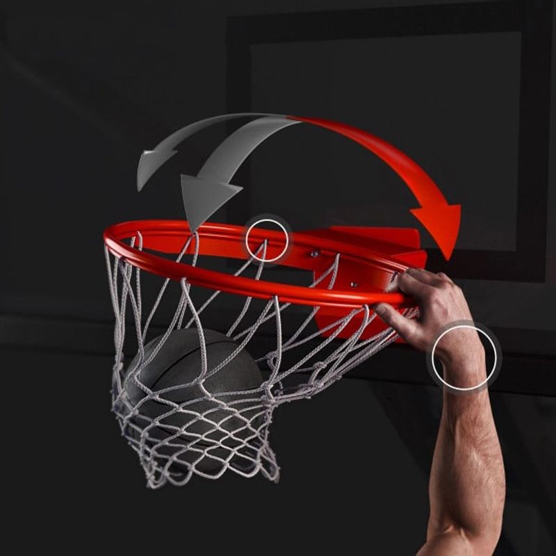 MegaSlam 180-degree Pro Flex directional breakaway rim