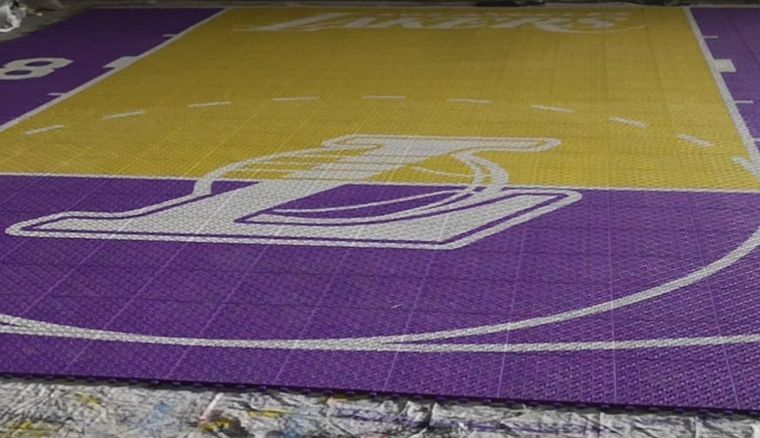 Le terrain de Julien, en hommage à Kobe Bryant