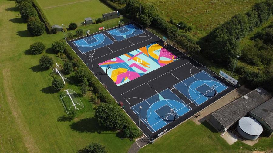 3×3 košarkaški tereni na Writtle University Collegeu