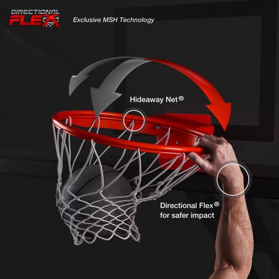 MegaSlam Basketball Hoops - Pro Rim Directional Flex