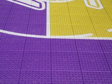 Le terrain de Julien, en hommage à Kobe Bryant