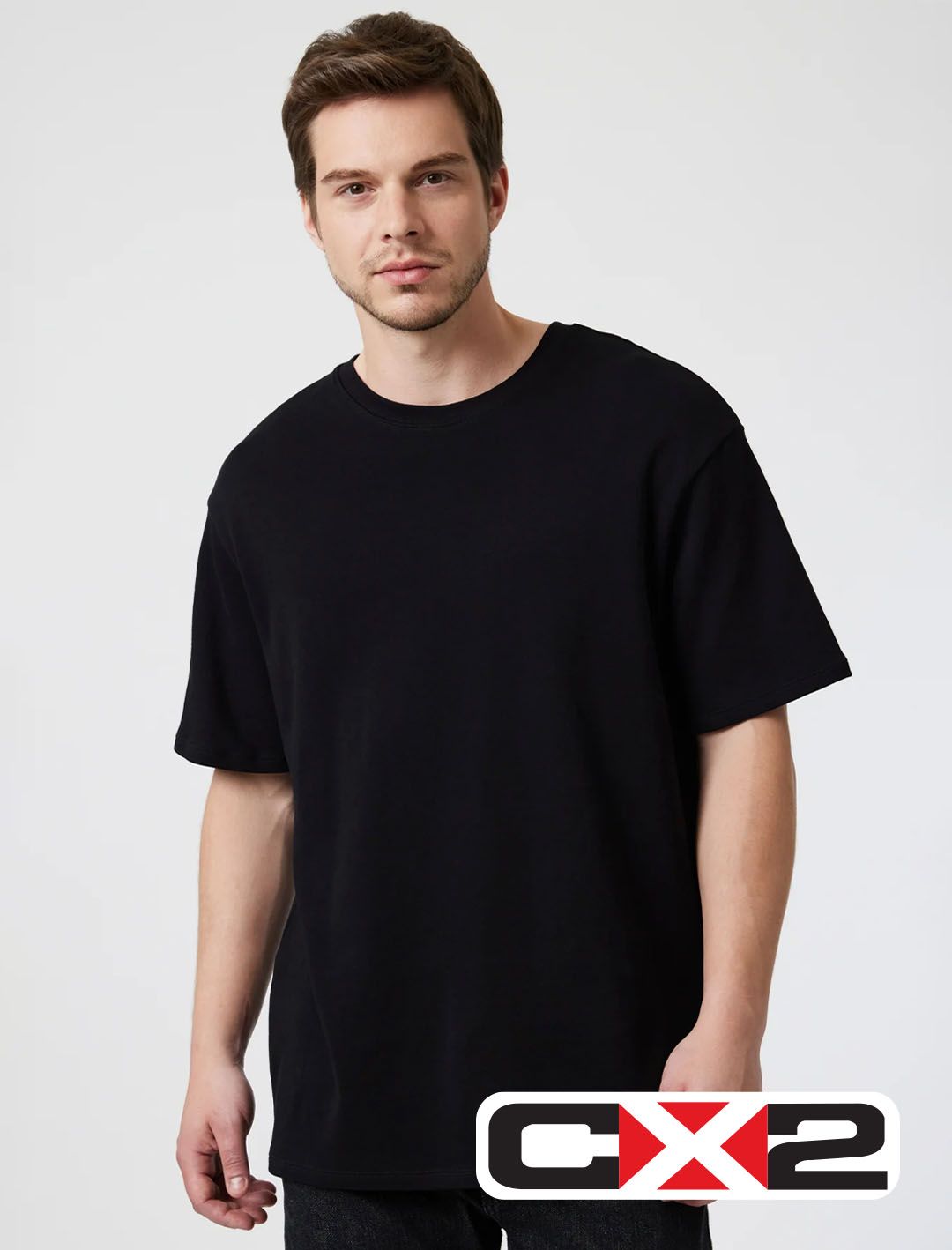 【新品未使用】roughlow accent shoulder teeブラック Custom CX2 Urban Heavy Drop Shoulder T-Shirt S05280 | GetBold