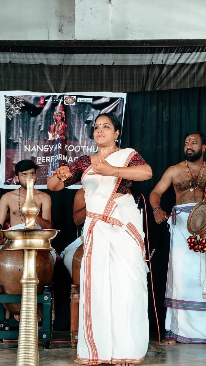 Kutiyattam Performance by Kalamandalam Sangeetha and Team 