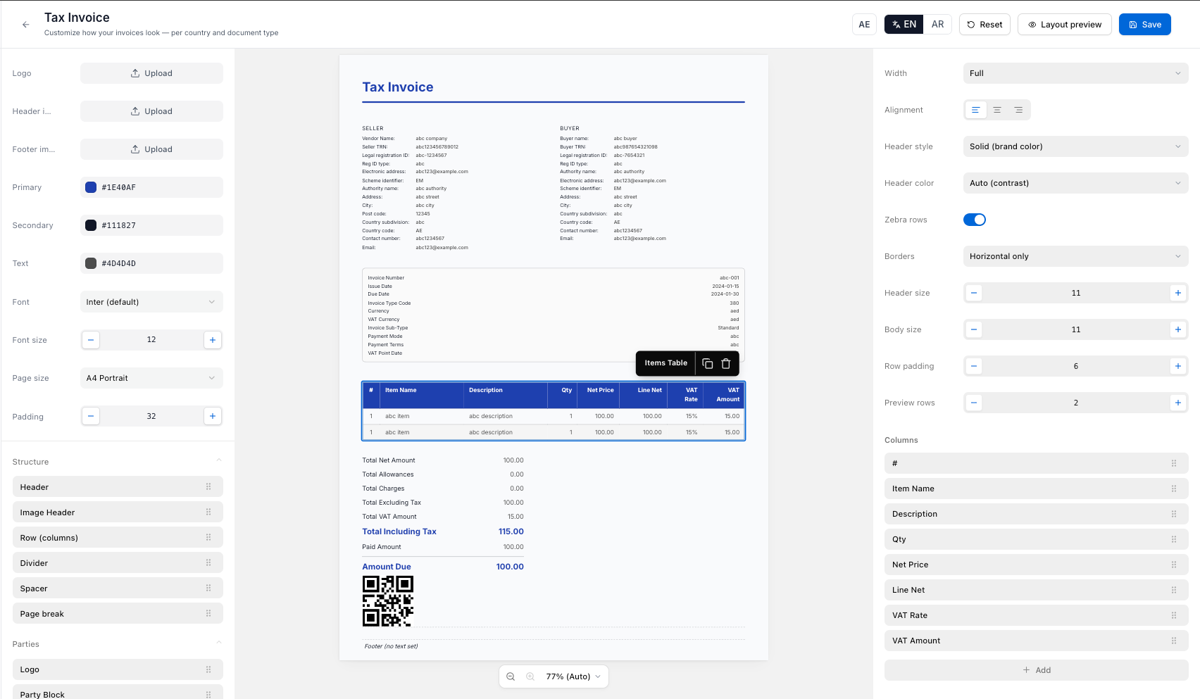 Custom PDF Templates
