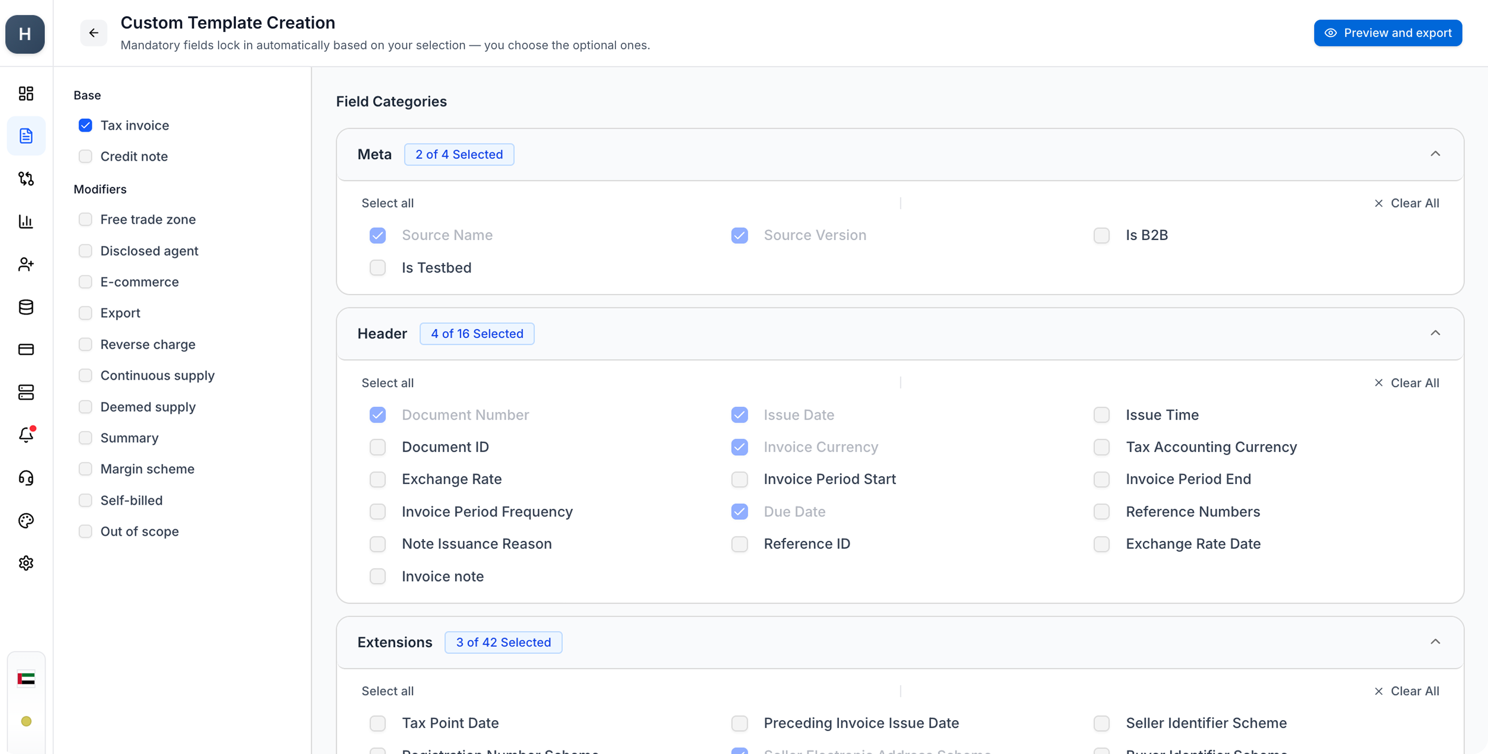 Template builder