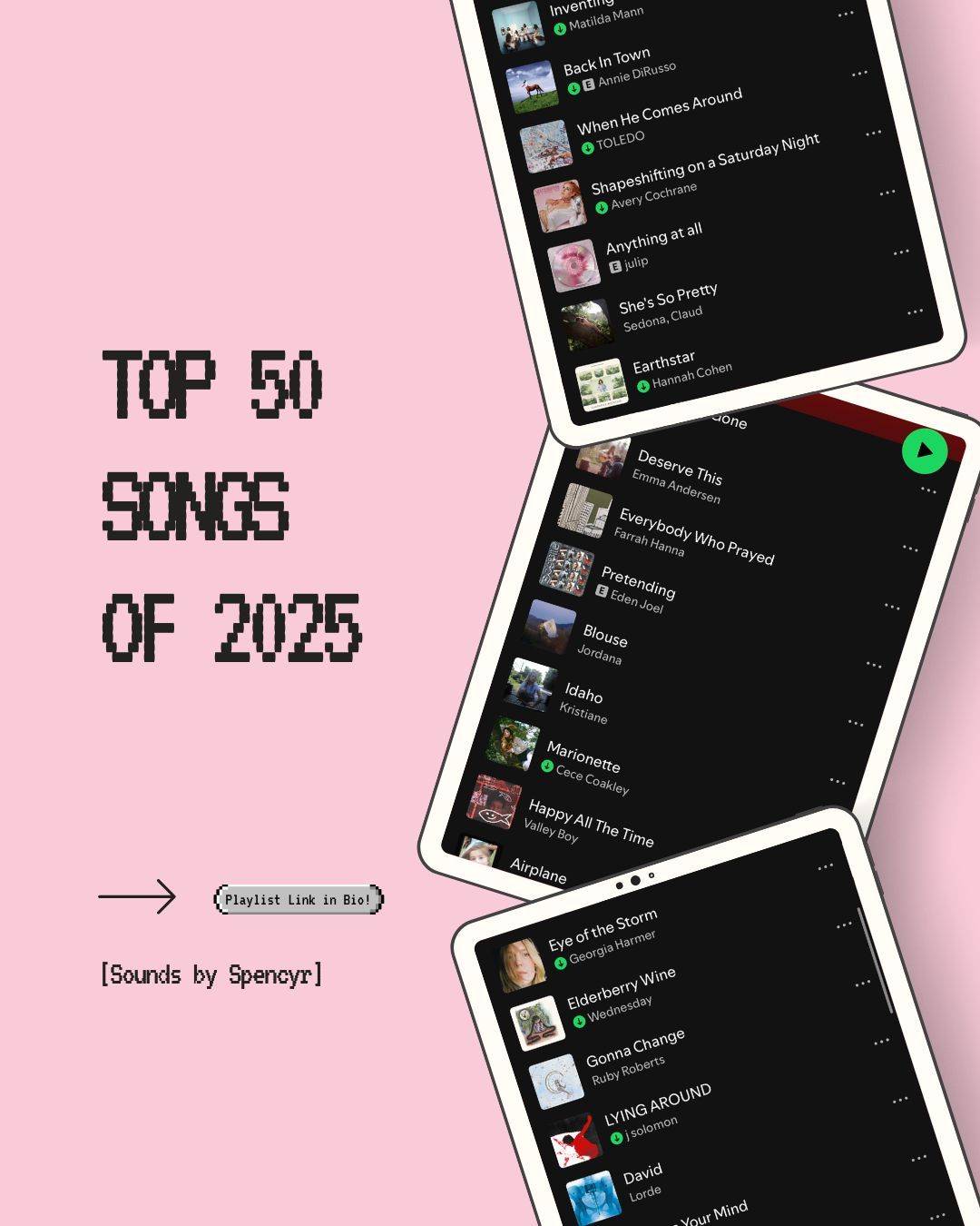 Top 50 Songs of 2025