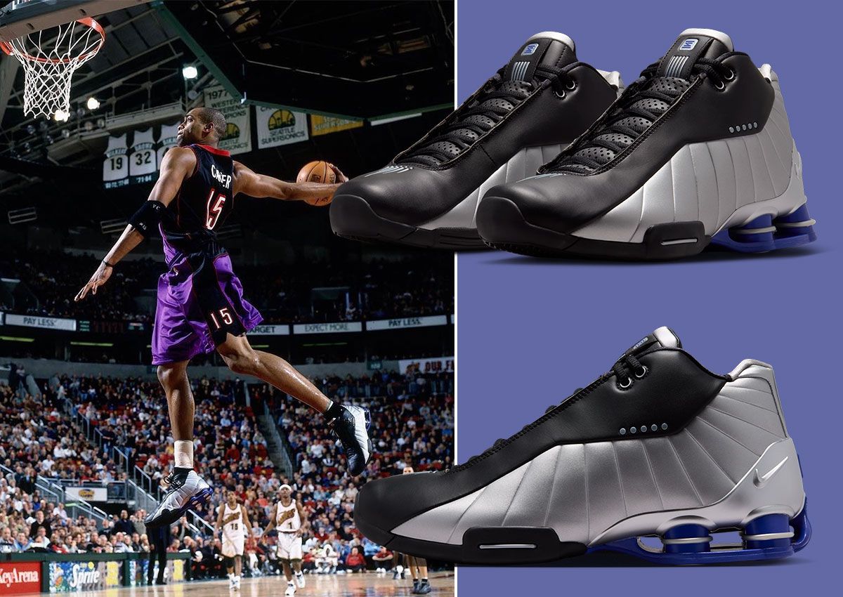 Vince Carter 經典戰靴重磅回歸!Nike Shox BB4 OG "Black Silver Lapis" 將於 2026 年秋季復刻發售