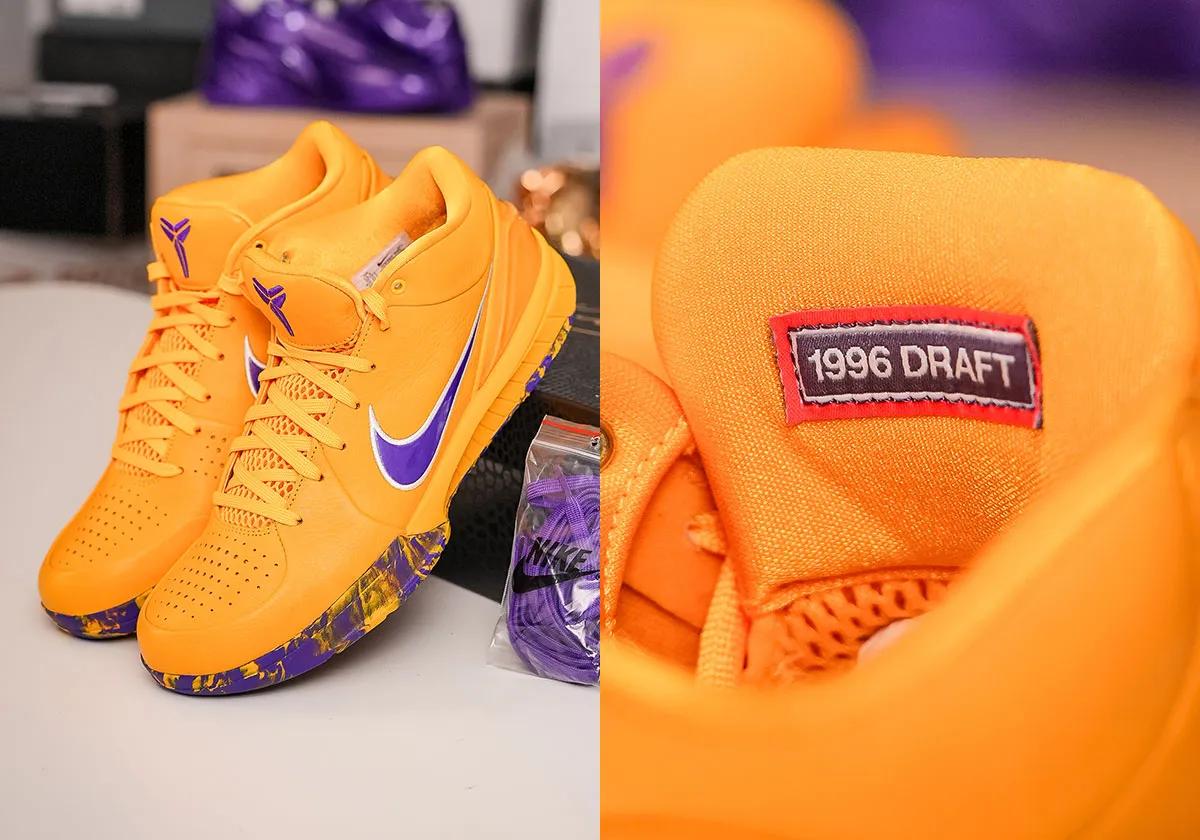 Nike Kobe 4 Protro「選秀日」巨作!湖人隊專屬配色曝光!