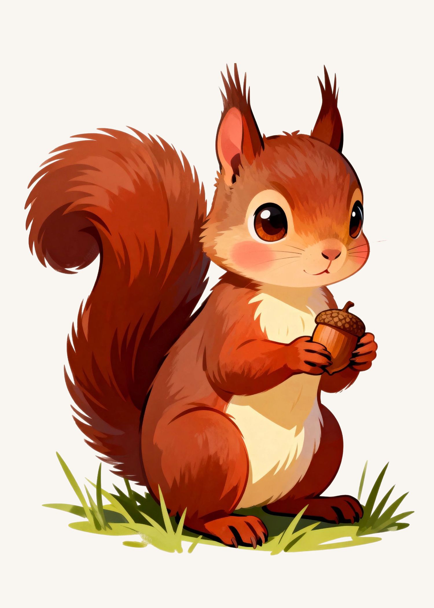 Squirrel + Acorn