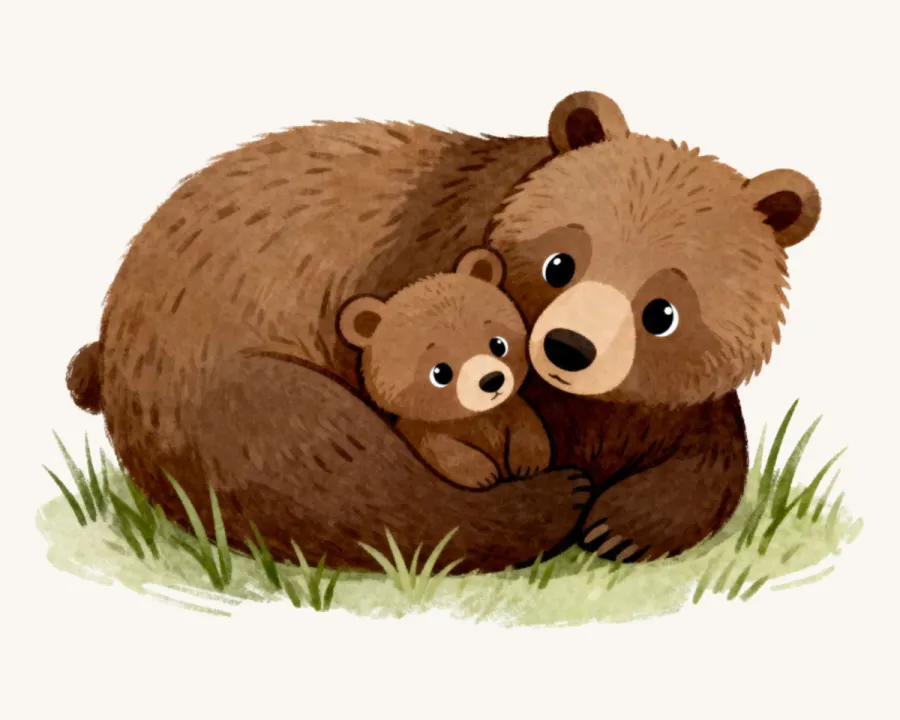 Mama Bear + Cub