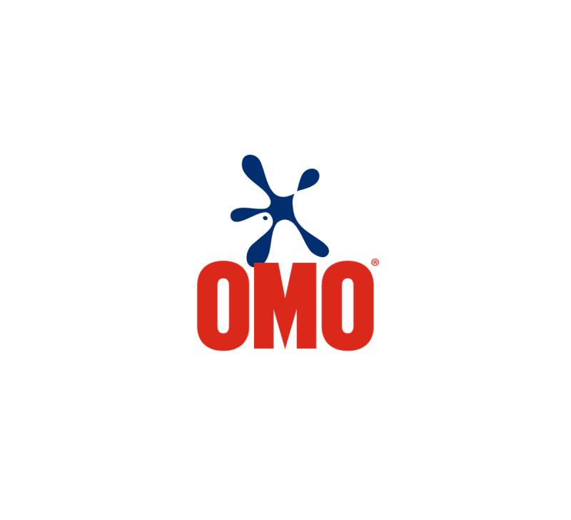 Red OMO logo with a blue star symbol.