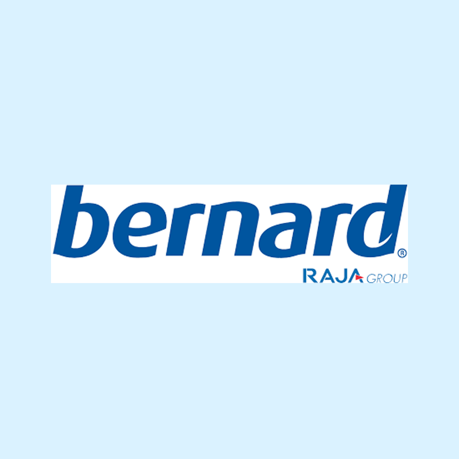 Bernard logo with RAJA Group tagline.