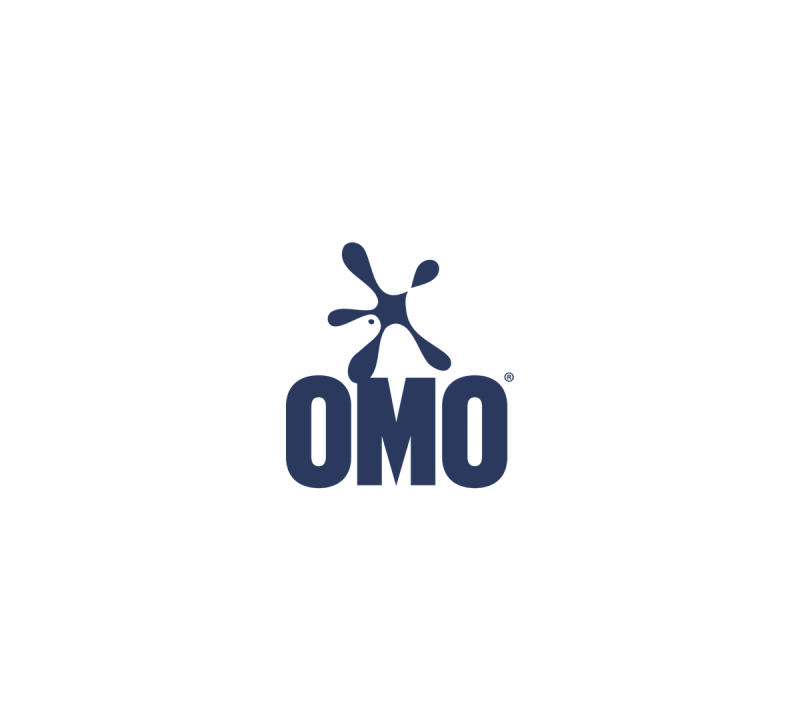 OMO-Logo mit stilisiertem Stern darüber
