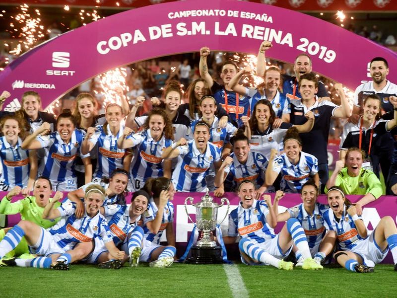 ATLETICO CAMPEON DE LIGA IBERDROLA Y REAL SOCIEDAD CAMPEONA DE LA COPA DE LA REINA