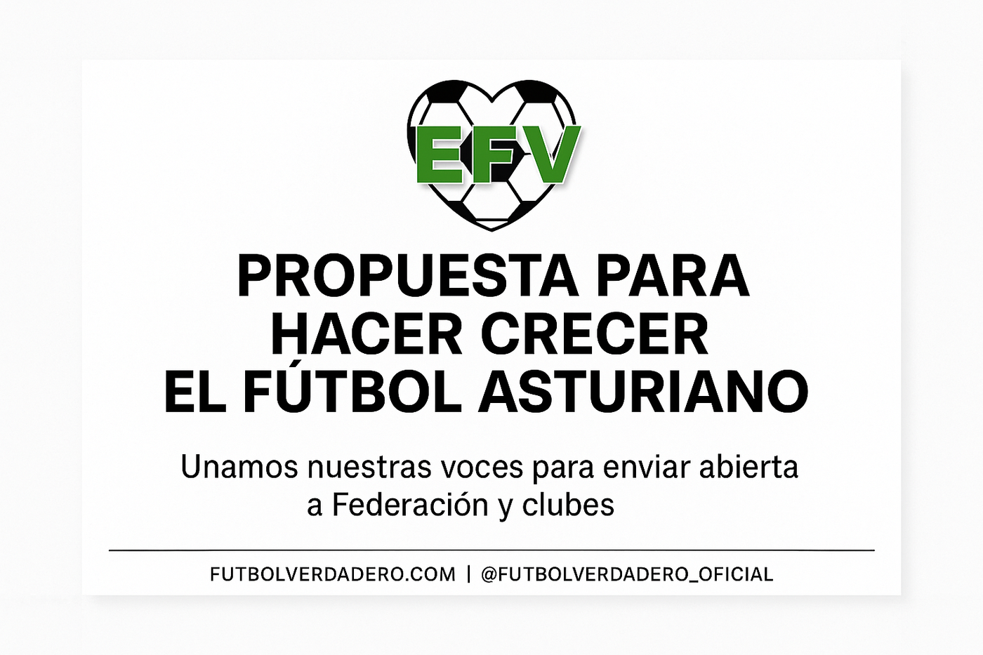Carta abierta a la Federación de Fútbol del Principado de Asturias y a todos los clubes asturianos