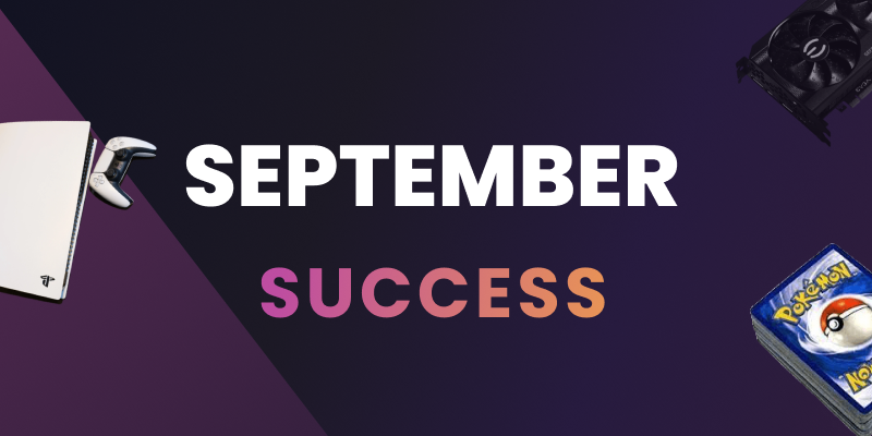 Graph showing a spike in the number of successful checkouts on Stellar AIO