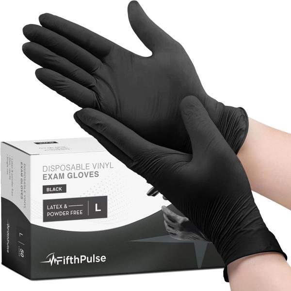 Vinyl disposable gloves