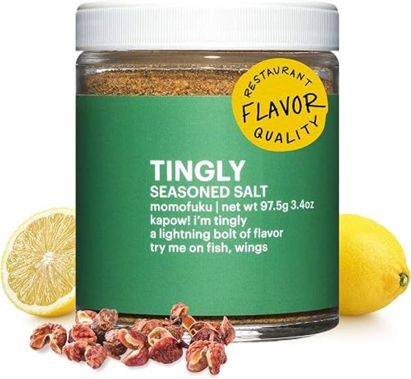 Momofuku Tingly Seasoned Salt by David Chang, 3.4 oz