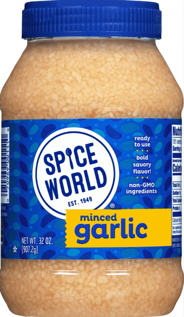 Fresh Minced Garlic, 32 oz Jar