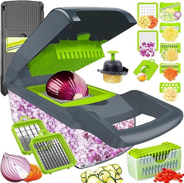 Vegetable Chopper & Dicer with Container