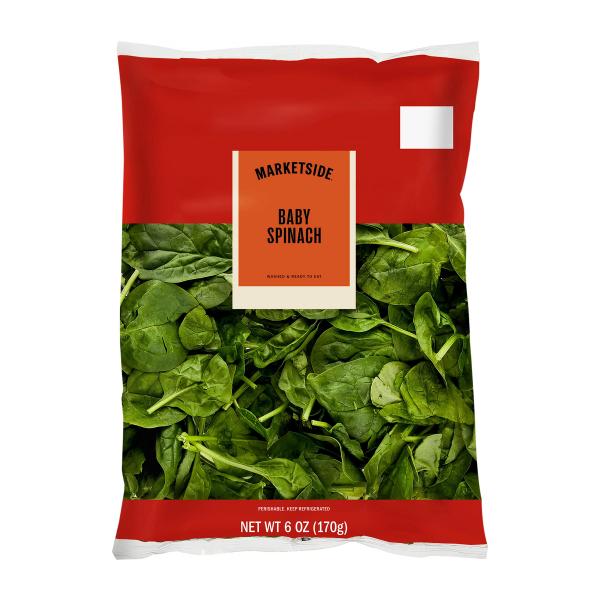 Marketside Fresh Baby Spinach, 6 oz