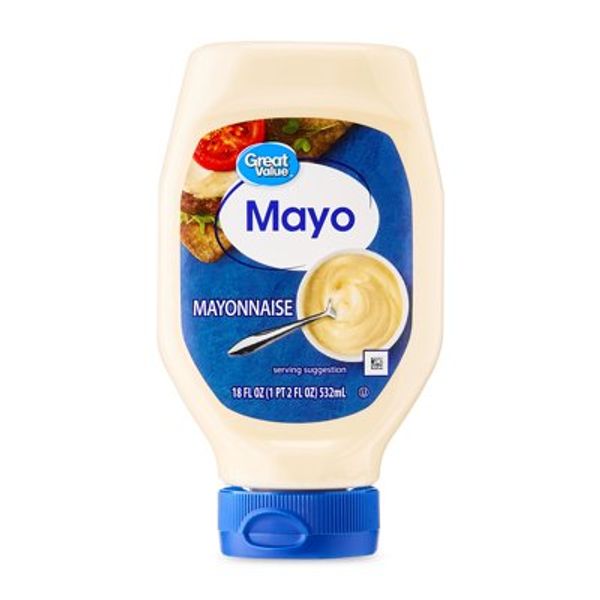 Great Value Mayonnaise, 18 fl oz