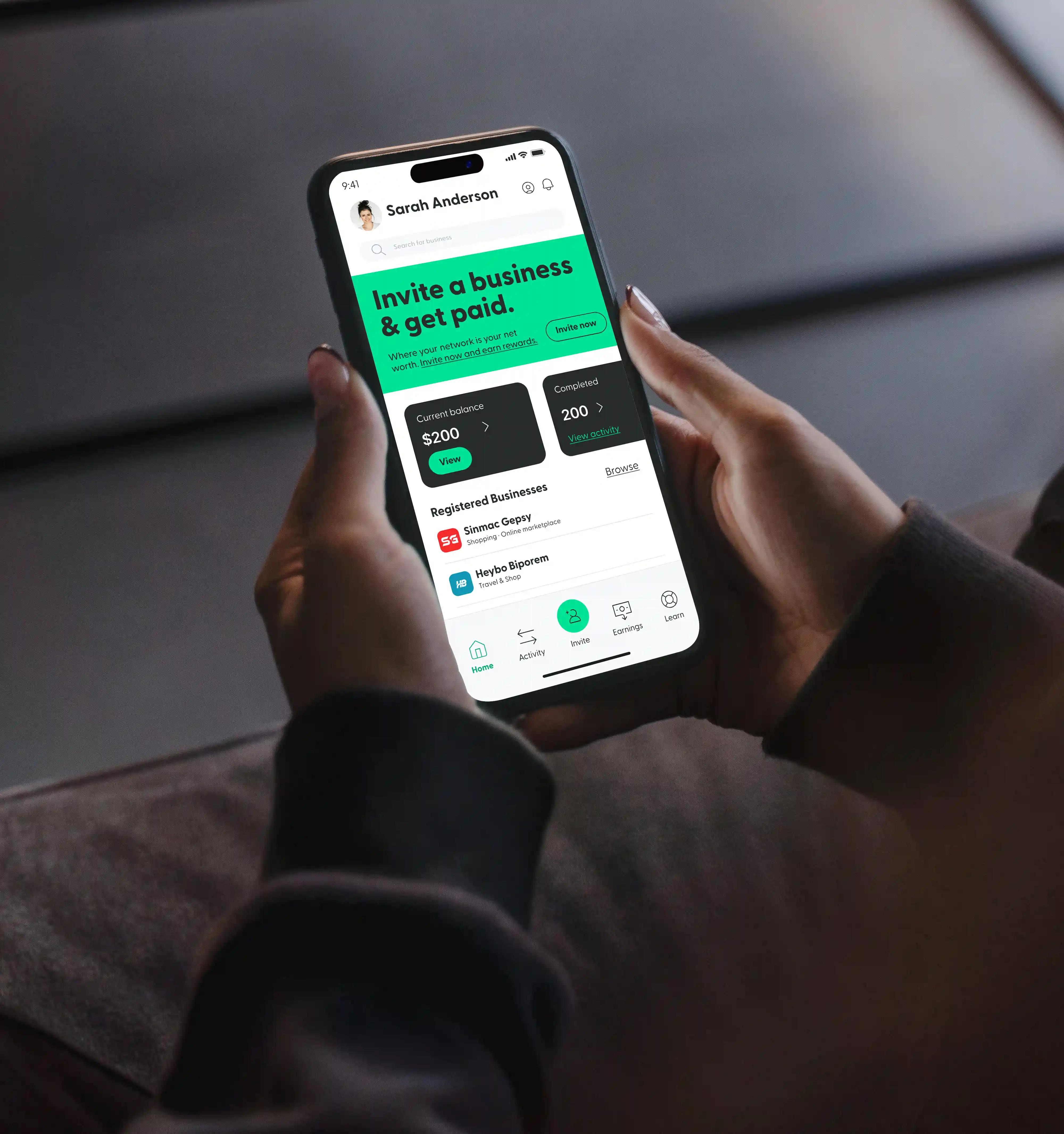 ReferMe — app design