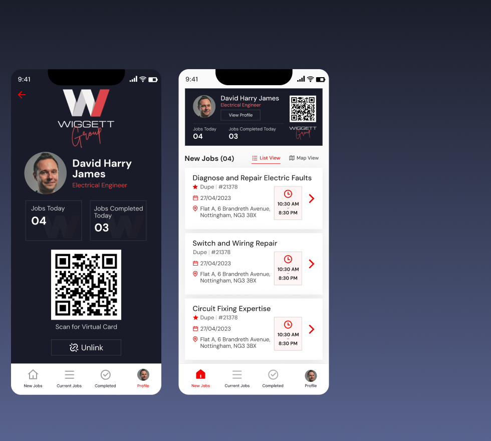 Wiggett App – Smart Onsite Job Management for Engineers