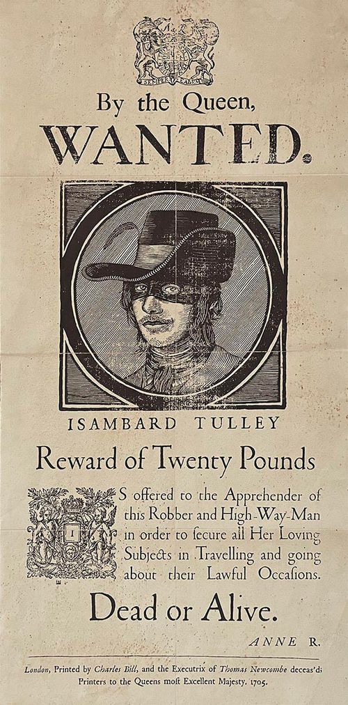 Thumbnail for Wanted notice for Isambard Tulley