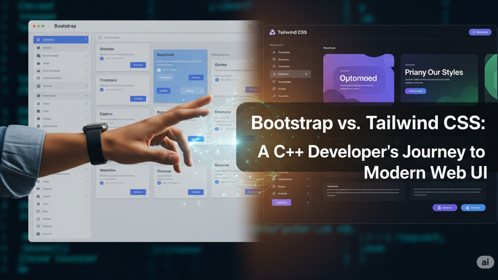 Bootstrap vs. Tailwind CSS: A C++ Developer's Journey to Modern Web UI