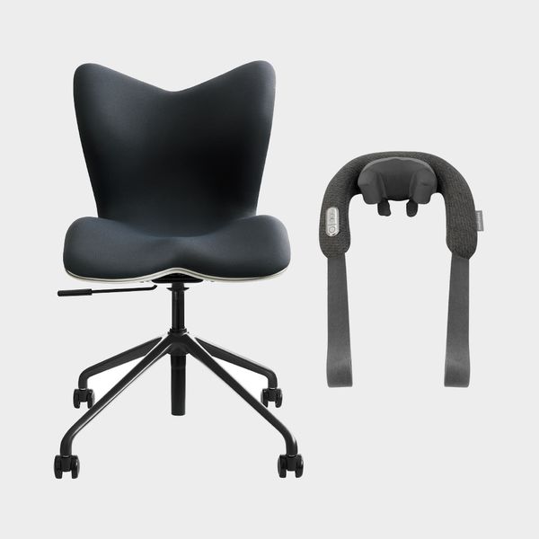 Style Chair PMC 健康護脊電腦椅 + medisana NM900 六合一無線深捏肩頸按摩器