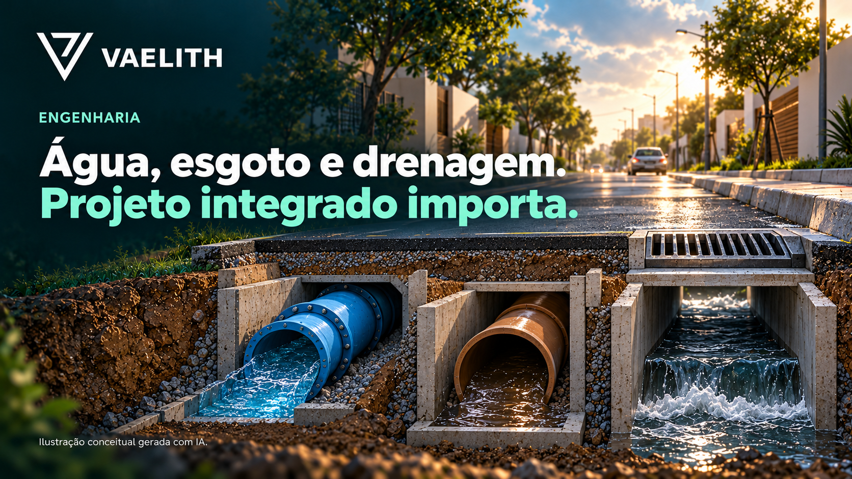 Ilustração conceitual original; não representa fotografia de obra específica nem desenho técnico executivo.