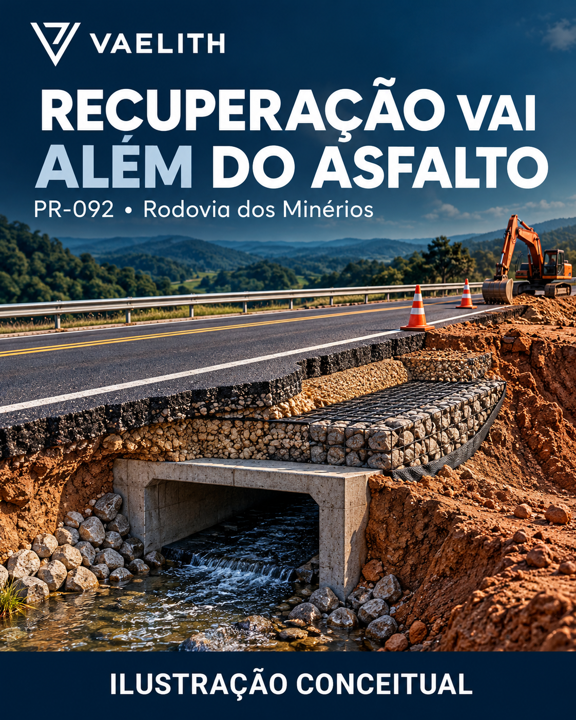 Ilustração conceitual original; não representa fotografia de obra específica nem desenho técnico executivo.