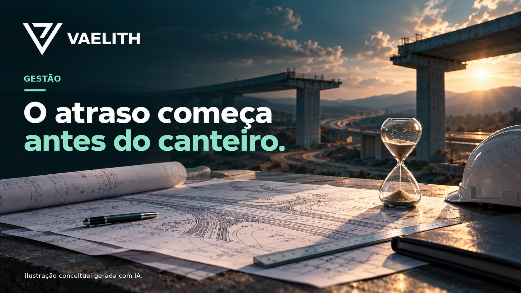 Ilustração conceitual original; não representa fotografia de obra específica nem desenho técnico executivo.