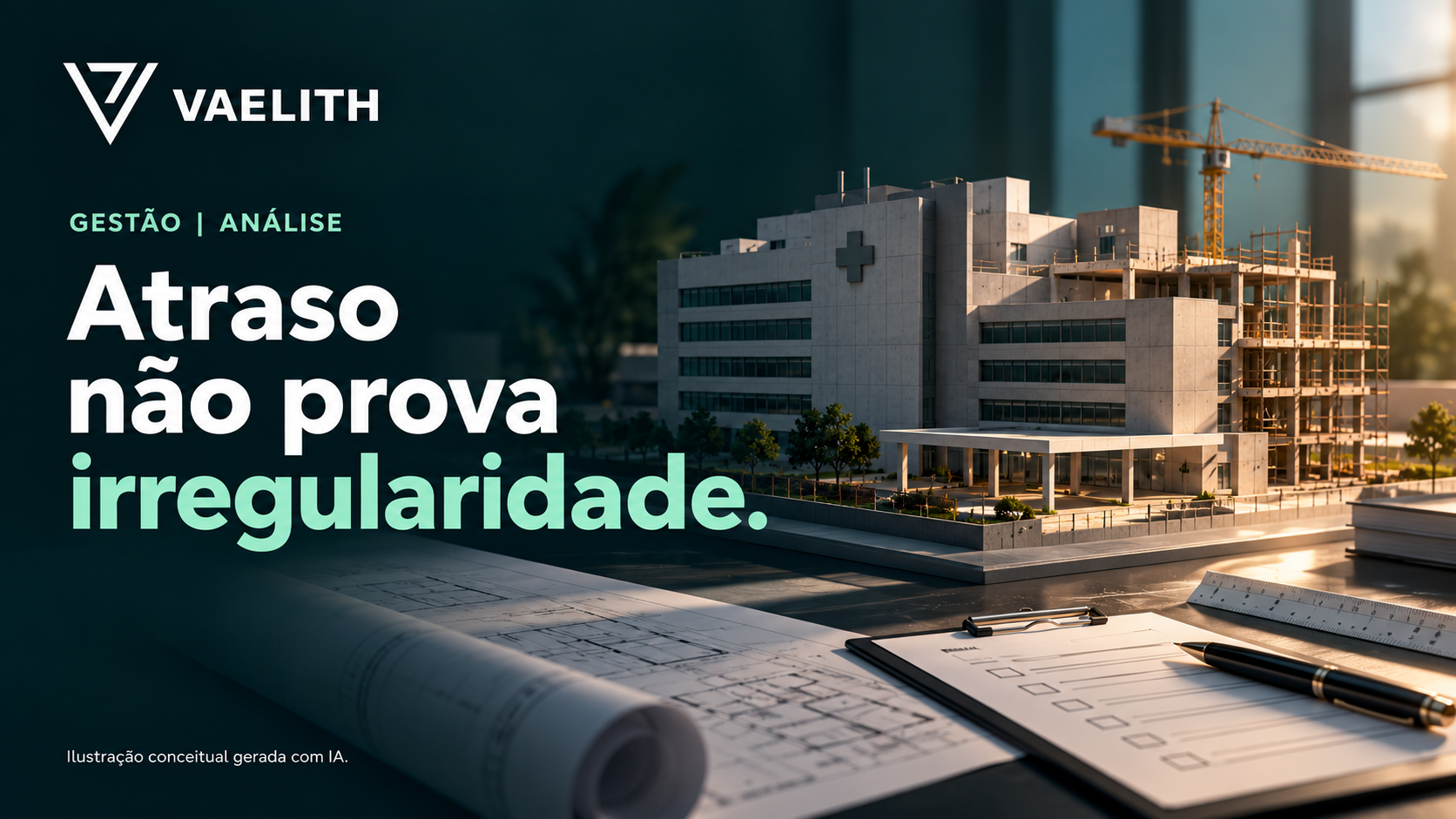 Ilustração conceitual original; não representa fotografia de obra específica nem desenho técnico executivo.