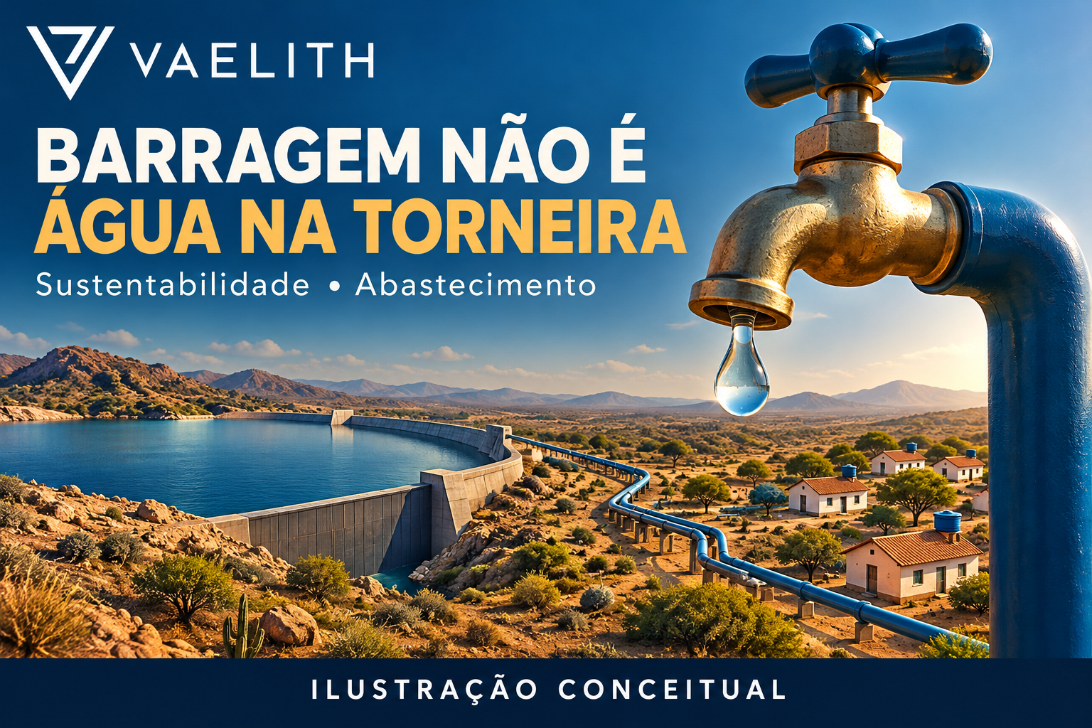 Ilustração conceitual original; não representa fotografia de obra específica nem desenho técnico executivo.